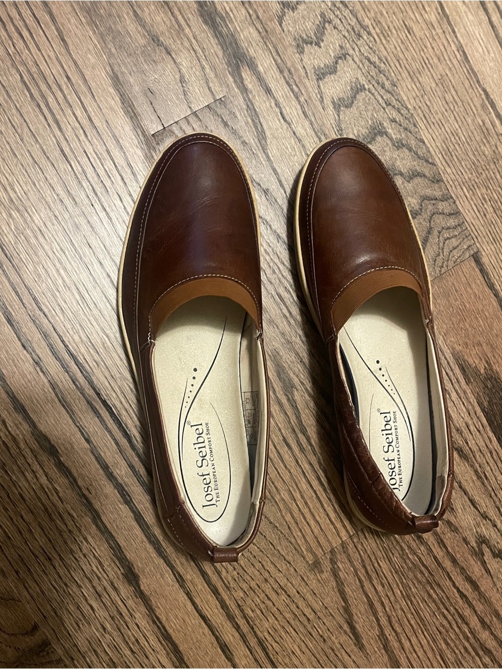 Josef Seibal Leather Slip-On Loafer size 39 - Picture 3 of 8